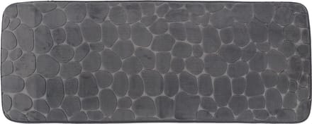 Tendance Badmat Pebble - Memory Foam - extra lang - donkergrijs - 45 x 120 cm - antislip - badkamer