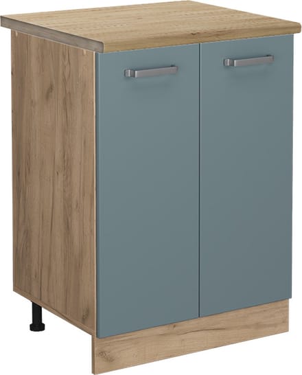 Vicco R-Line Keukenonderkast – 60 cm, WB Eik Blauw-grijs