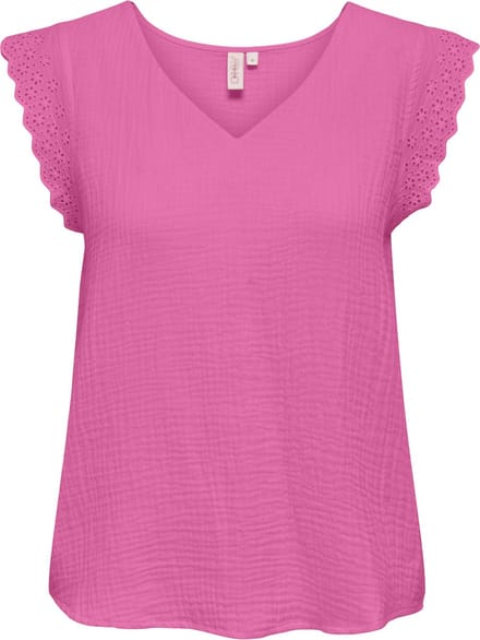 ONLY CARMAKOMA - CARTHYRA LIFE SL MIX TOP WVN - Dames - Blouses