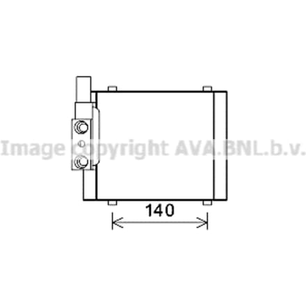 Olie radiator AVA COOLING AI3325 AVA