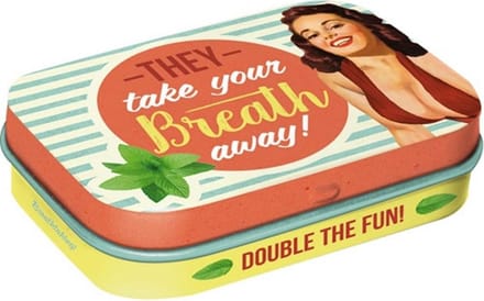 They Take Your Breath Away! - Pepermunt Doosje mint box 4 x 6 cm