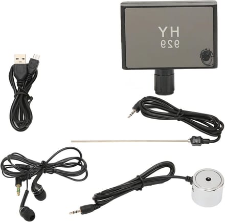 Waterlekkagedetector - Lekkagemonitor - Waterleiding Controleren - Dubbele Sondes - 1 Volt - Grijs