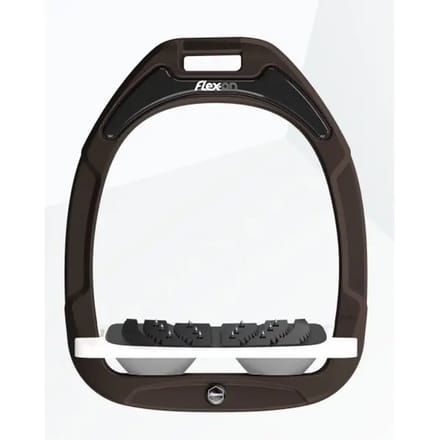 Ultra Grip Inclinatie Scheenbeschermers Bruin/Wit/Grijs Flex-On Green Composite