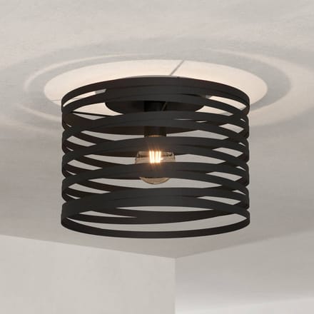 EGLO Cremella Plafondlamp - E27 - Ø 37 cm - Zwart