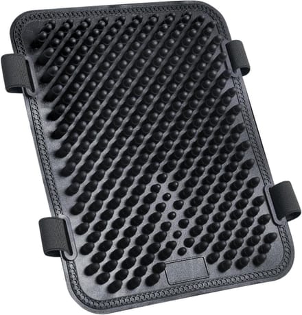 Motorzadelkussen - Motorfiets comfort - Lange ritten - Ademend ontwerp - 20 x 20 cm - Zwart