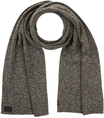 camel active Gemêleerde gebreide sjaal - Maat - Marineblauwmenswear-OS