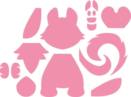 Marianne Design Collectables Snij en Embosstencil - Eline's Husky