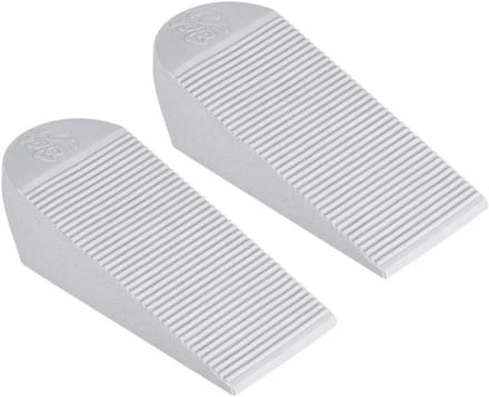 Deurstopper Wig - Vloerstopper - Deur Openhouden - Flexibel Rubber - 120 mm - Grijs