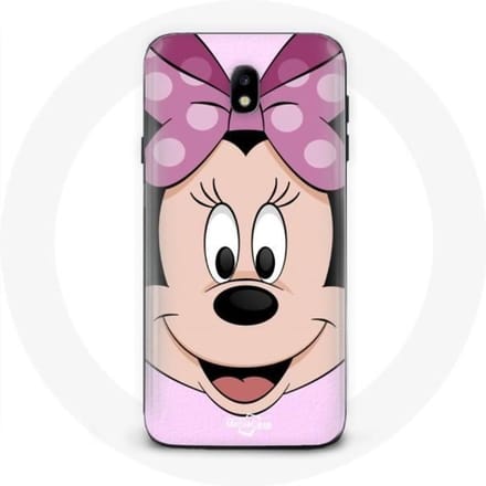 Coque - MANIACASE - Samsung Galaxy J7 2017 - Minnie Mouse - Rose - Souple rose