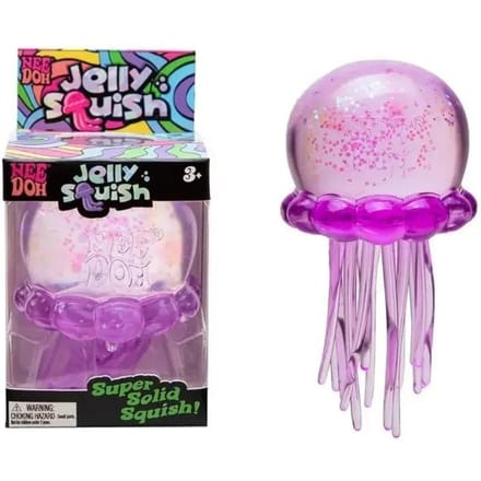 NeeDoh Kwallen Jelly Squish Stressbal Fidget Sensorisch Knijp Squishy Speelgoed Cadeau paars