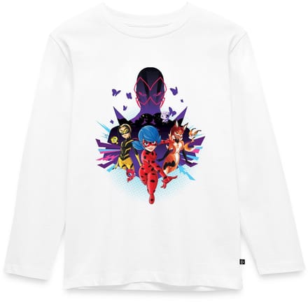 Miraculous Ladybug Superhelden vs Havikmot Premium T-Shirt Kinderen