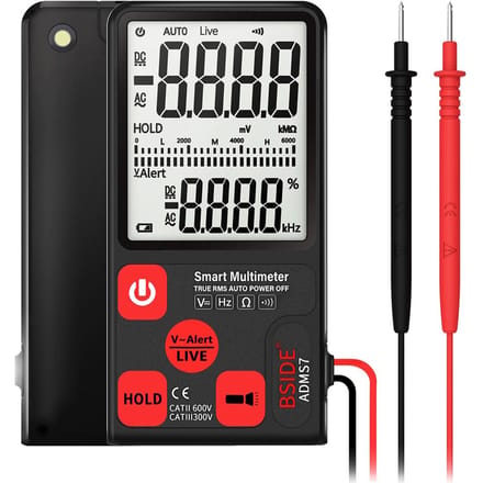 BSIDE ADMS7 Slimme Multimeter True RMS Digitale Multimeter Meting AC/DC Spanning Weerstand