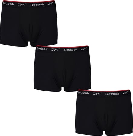 Reebok Boxershort - 3-Pack- Redgrave - Zwart