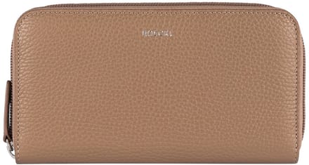 ROECKL Leren portemonnee Bea Wallet Walnut Taupe