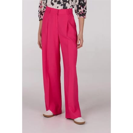 Jansen Amsterdam Nova Broek Wf 466 Long Wide Broeken Dames - Roze - Maat 36