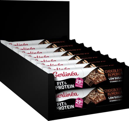 Gerlinea Fit & Protein - Single Bar - Chocolade Amandel - 16x45g