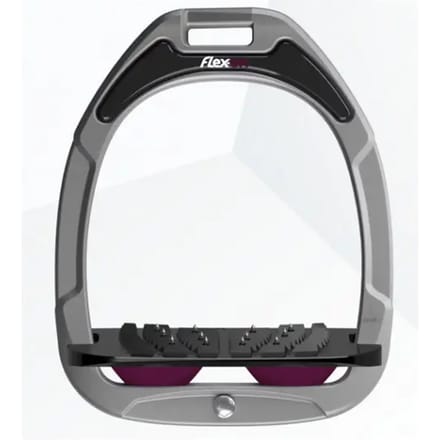 Ingelaste Grip Aluminium/Zwart/Plum Flex-On Green Composite