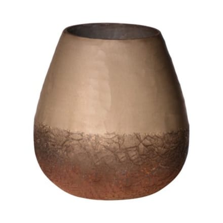 Champagne - Gegraveerde Vaas - Zilver - Hoogte 15 cm, Diameter 15 cm