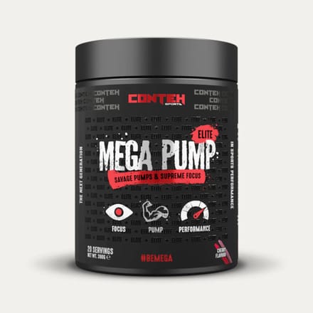 CONTEH - Conteh Sports - Mega Pump - Elite - Pre Workout - Cherry