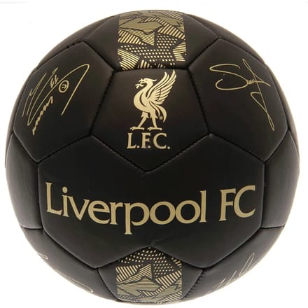 Liverpool FC voetbal - maat 5 - inclusief handtekeningen