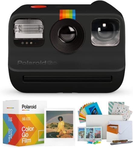 Instant Camera - Direct Klaar Camera - Creatief Vastleggen - Kleinste Analoge Camera - Compact Formaat - Zwart