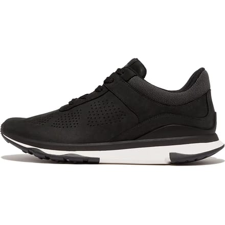 FitFlop Vitamin FFX - Nubuck sneaker ZWART - Maat 44