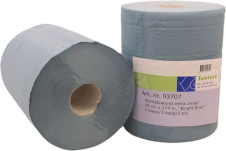 Industrierollen P50107 26cm 190 meter cellulose 2 laags 2 rollen (P50107)