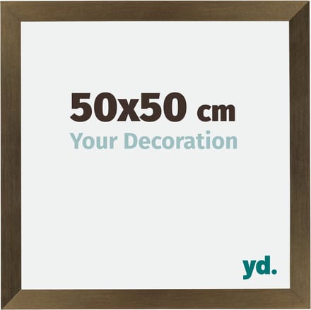 Your Decoration - Fotolijst 50x50 cm - MDF - Brons Decor - Mura