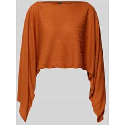 relaxed fit bovendeel met viscose model 'Poncho'