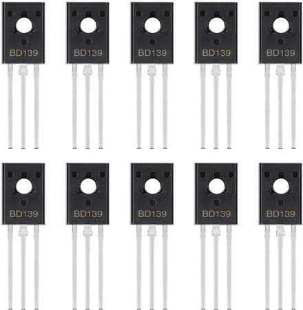 Vermogenstransistor NPN 1,5A 80V TO-126 voor Audioversterkers (verpakking van 20 stuks)