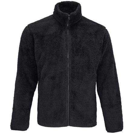 SOLS Vink Fluffy Jacket voor volwassenen (Koolstofgrijs)