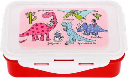 Dino's roze klein lunchboxje (17 x 11 x 5 cm) - Tyrrell Katz