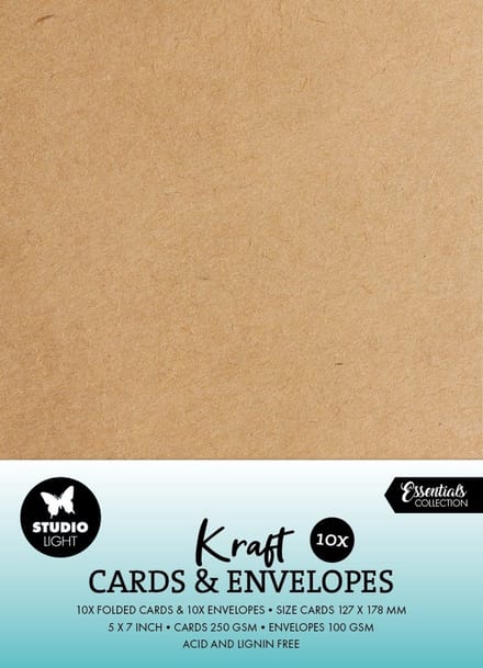 SL Cards & Envelopes Kraft Consumables nr.08
