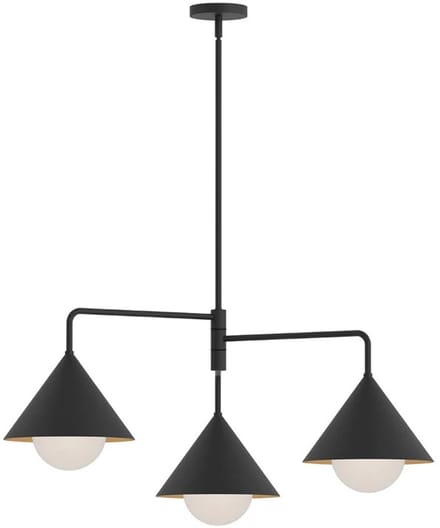 Alora Mood LED Kroonluchter | 3X E27 Max 60W | Matte Black