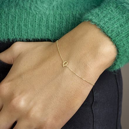 Armband Letter 16,5 - 17,5 - 18,5 Cm