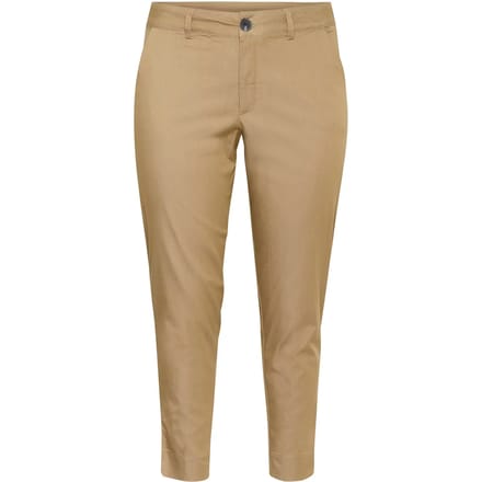 Damesbroek 7/8 chino KAFFE Curve Leana