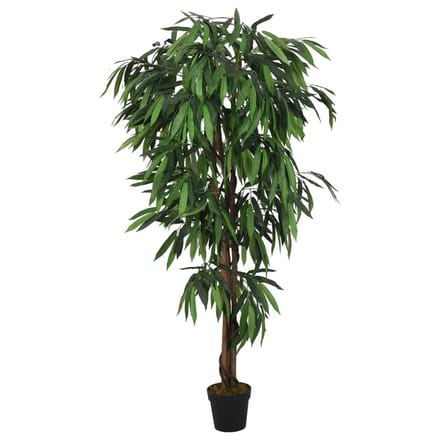 vidaXL - Kunstplant - mangoboom - 450 - bladeren - 120 - cm - groen