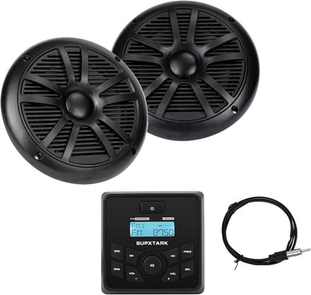 Waterdichte Marine Stereo Set met Bluetooth Radio en 2x 6.5 Inch Speakers