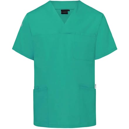 Karlowsky Men´s Kasack Essential KY139 - Emerald Green (ca. Pantone 7717C) - S