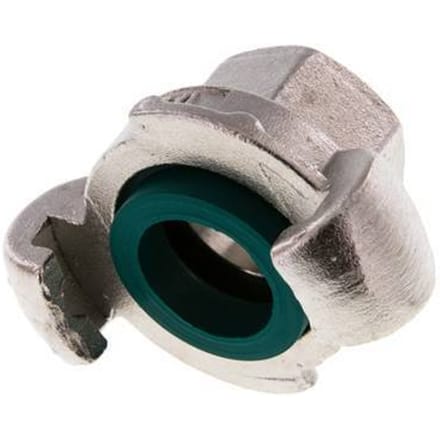 RVS DN 19 DIN 3489 compressor klauwkoppeling Rp 1/2 inch Binnendraad - CL42-19-F-SF-012