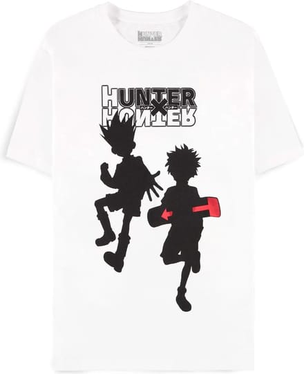 Hunter X Hunter - Killua Skate Board Heren T-shirt - M - Wit
