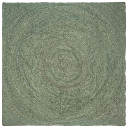vidaXL - Vloerkleden - Olijfgroen - 200 - x - 200 - cm - Jute