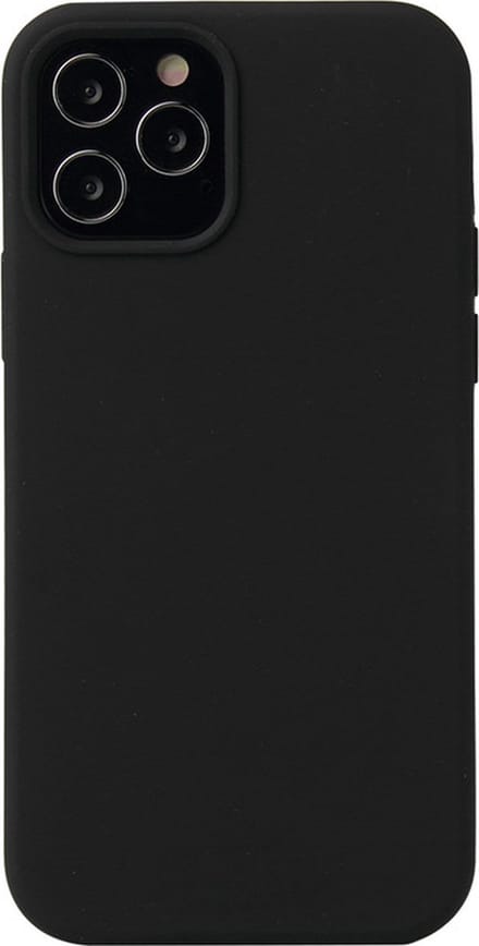 iPhone 15 PRO MAX Hoesje - Liquid Case Siliconen Cover - Shockproof - Zwart - Provium