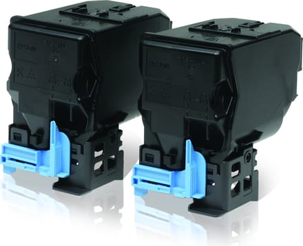 Epson S050594 - Tonercartridge / Zwart / 2 Stuks