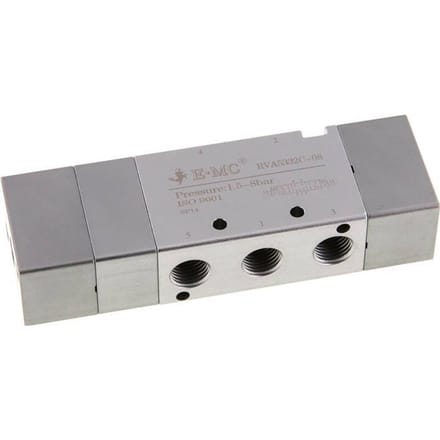 5/3 G1/4'' (G1/8'') Middendruk Luchtgestuurd Ventiel 1.5-8bar/21.0-112psi E.MC