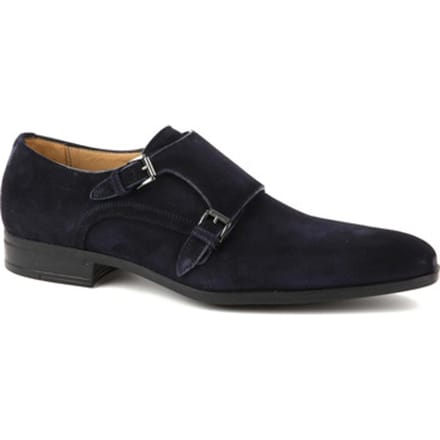 Giorgio Amalfi Schoen Monk Strap Navy - Maat 41 - Heren - Nette schoenen