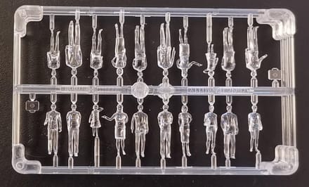 Hermoli Maquettebouw Staande figuren - Schaal 1:100 - 20 stuks transparant
