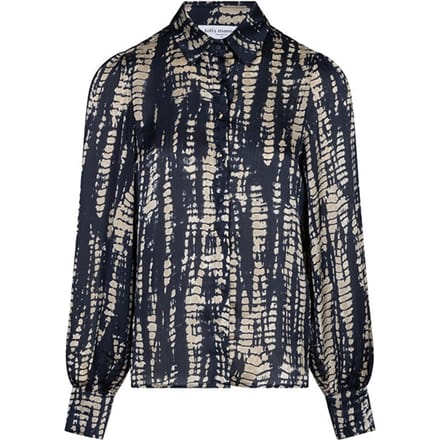 Blouse Ira - Straight Marble | Dark Blue