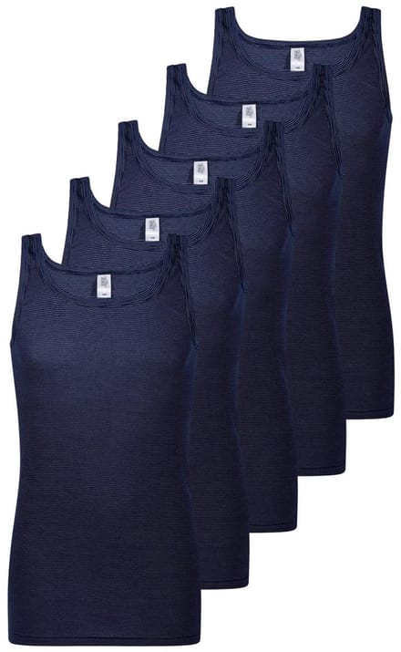 ESGE Heren Onderhemd 5 pack - Fijnrib Ringel
