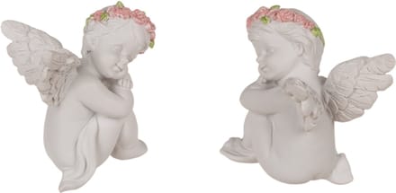 Engeltjes - Set van 2 stuks - Hoogte 8,6cm